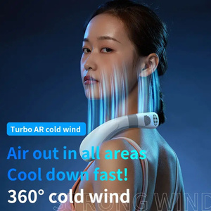 เครื่องปรับอากาศแบบห้อยคอ4400มิลลิแอมป์ต่อชั่วโมงระบายความร้อนอย่างรวดเร็วสาม<span class=keywords><strong>เป่า</strong></span>ลมเซมิคอนดักเตอร์ทำความเย็นรถยนต์ใช้ในครัวเรือนพัดลมแบตเตอรี่ - Product Image 6