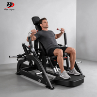 Machine de presse pectorale assise à charge libre pour usage commercial, équipement d'entraînement de force durable et sûr pour centre de fitness et salle de sport