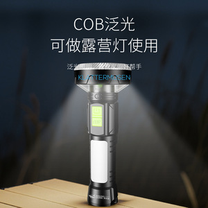 Linterna LED Recargable Smiling Shark, Luz Portátil para Camping, Batería de Larga Duración, para Exteriores - Product Image 3