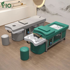 Cama <span class=keywords><strong>de</strong></span> champú multifuncional para peluquería, masaje <span class=keywords><strong>de</strong></span> estilo tailandés, Spa para pies, circulación <span class=keywords><strong>de</strong></span> <span class=keywords><strong>agua</strong></span>, vapor, cerámica negra para baños - Product Image 5