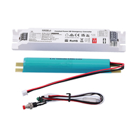 Kit de rétrofit avec pilote d'urgence LED intégré, autonomie d'urgence de 90 minutes, interrupteur DIP réglable, pour éclairage de plafond encastré, OEM ODM