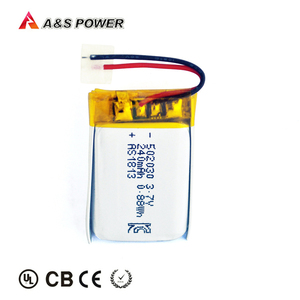 IEC62133/UL/UN38.3 502030 rechargeable 3,7 V 250 mAh lithium polymer lipo battery Headphones for bluetooth - Product Image 3