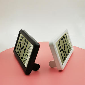 <span class=keywords><strong>Réveil</strong></span> de bureau <span class=keywords><strong>numérique</strong></span> silencieux Affichage de la température Mouvement électronique Design traditionnel pour bureau à domicile Hôtel Lobby Gym - Product Image 4