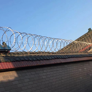 Clôture de sécurité haute performance avec fil barbelé à lames – Matériau de clôture de protection premium BTO-22 - Product Image 1