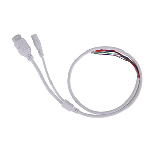 Cámara de vigilancia impermeable Línea de red Rj45 + Monitor de luz CC Línea de cámara de red de 9 pines Cable de cola IP - Product Image 2