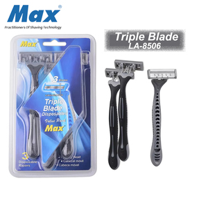 Brazil saudi arabia venezuela Ý siêu thị chất lượng tốt nhất thép không gỉ ba lưỡi dao cạo dùng một lần cho nam giới - Product Image 1