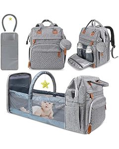 Sac à langer pour maman, sac à dos pour voyage, grande capacité, imperméable, organiseur de couches pour bébé avec logo personnalisé, échantillon gratuit - Product Image 2