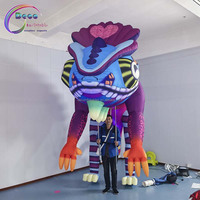 Marionnettes gonflables géantes (Hippocampe, Caméléon, Moustique, Perroquet) pour défilés de carnaval, spectacles créatifs et publicité