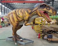 Modèle de dinosaure réaliste Albertosaurus animatronique de 5 m, dinosaures électroniques télécommandés en caoutchouc pour attraction de centre commercial