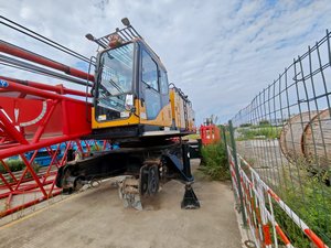 รถเครนตีนตะขาบ1350A-1จากประเทศจีนส่วนประกอบสำคัญรวมถึงมอเตอร์เกียร์ปั๊มเครื่องยนต์ Plc - Product Image 3