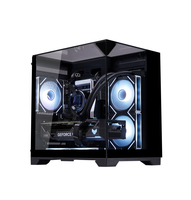 Boîtier d'ordinateur Micro ATX personnalisé de style nouveau AntarcChill, tours RGB pour PC gamer, châssis de bureau, boîtiers de PC gaming