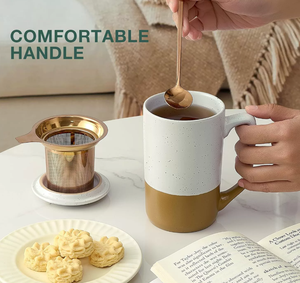 Taza de Cerámica Bicolor Semiglaseada al por Mayor de Fábrica, Taza de Café con Bloques de Color, Logotipo Personalizado para Regalos Promocionales, Caja a Granel - Product Image 1