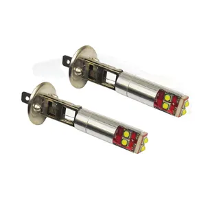 LED מושלם F2WORLD led H1 H3 30w 6SMD מנורת ערפל לבן טהור מנורת איתות חניה מנורת ערפל בעוצמה גבוהה נורת led החלפה אוטומטית