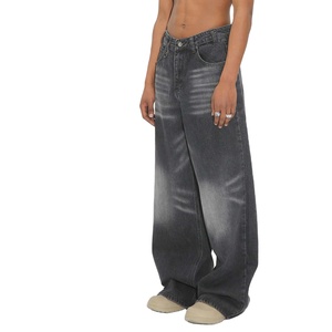 <span class=keywords><strong>Jeans</strong></span> 2025 con stivali da uomo alla moda <span class=keywords><strong>jeans</strong></span> da uomo con marchio denim <span class=keywords><strong>jeans</strong></span> vintage lavati larghi da uomo - Product Image 2