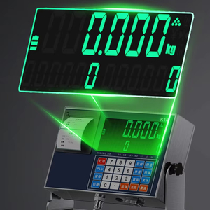 핫세일 디지털 스테인리스 스틸 플랫폼 저울 (프린터 포함) 고정밀 0.001g LED 디스플레이 - Product Image 4