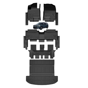 Alfombrilla de Goma TPE de Alta Calidad KQD para Coche, Protección para Todo Clima y Fácil de Limpiar, Compatible con Sorento 2024, Venta al por Mayor - Product Image 5