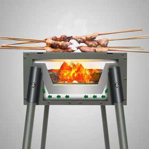<span class=keywords><strong>Parrilla</strong></span> de carbón de barbacoa <span class=keywords><strong>Argentina</strong></span> sin humo portátil multifunción engrosada al por mayor de fábrica personalizada - Product Image 6