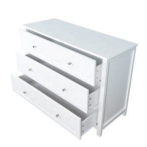 <span class=keywords><strong>Commode</strong></span> de chambre à coucher en bois de <span class=keywords><strong>haute</strong></span> qualité, blanche, 3 tiroirs, <span class=keywords><strong>commode</strong></span> blanche - Product Image 1