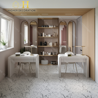 Meubles de présentation et panneaux muraux de salon haut de gamme |   Guide de fabrication sur mesure et d'installation sur site