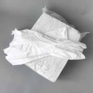 Trapos de Limpieza Lavados Múltiples Vezas, 100% Algodón Blanco, Trapos de Algodón de Color Blanco para Limpieza Industrial y Marina - Product Image 1