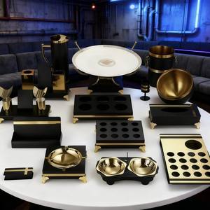 Ensemble d'accessoires de table haut de gamme pour club - Fournitures de bar en acrylique et acier inoxydable - Product Image 2