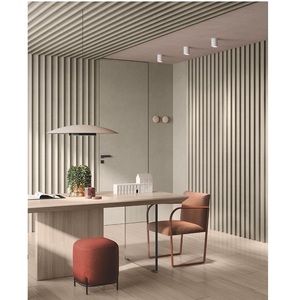 Premium Wooden Look 12MM MDF Fluted Decorative <b>Panels</b> for Modern <b>Wall</b> <b>Cladding</b> and <b>Interior</b> Enhancement - Product Image 2