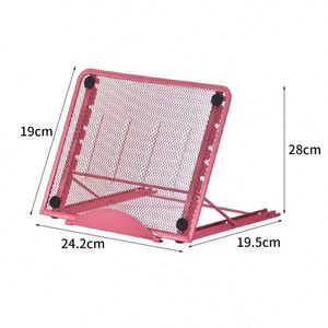 Support de tablette ventilé en maille métallique réglable du fabricant chinois, support portable pour ordinateur portable pour le bureau et l'école - Product Image 5