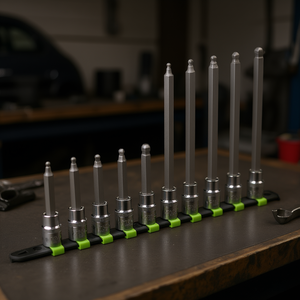 150H S10B Socket Bit <b>Set</b> 10 Piece Metric Hex <b>Driver</b> Auto Repair Tool Kit - Product Image 3