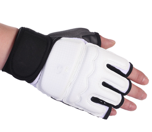 Guantes de Boxeo MMA Profesionales de Medio Dedo, Material PU Transpirable para Uso Universal - Product Image 2