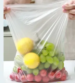 Sac de produits en plastique, pour les fruits, les légumes, le pain, le stockage des aliments, le paquet de protection de fraîcheur protecteur