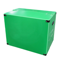 Fabricación de fábrica ignífugo Pp corrugado publicidad cajas de plástico tableros Pp láminas de plástico corrugado tablero de plástico