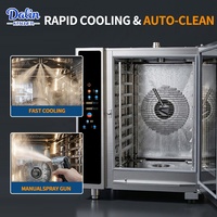 Four à convection professionnel GN 1/1, four combiné pour la cuisson et la rôtissage, avec fonction de lavage automatique, équipement de cuisine
