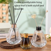 Bouteille de parfum de voiture en verre de haute qualité de 60 ml et 200 ml, couleur dégradée, diffuseur de parfum de voiture, bouteille vide