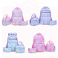 Sac à dos scolaire Ledu unisexe en tissu Oxford avec fermeture éclair, protection dorsale, coussin d'air, grande capacité, léger et imperméable
