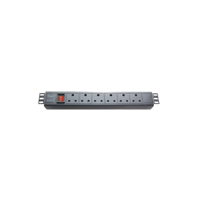 South Africa 6/8/10/16/20 Way PDU Power Distribution Unit 19" Network Server Rack 1U 1.5U 16A 250V Multi Uses Individual Switch
