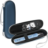 Estuche de viaje para cepillos de dientes Orals B Philips IOs Electrics, caja de transporte portátil compacta con bolsillo de malla