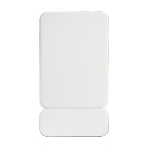 Assiette décorative blanche pour sublimation 125x80 mm - Product Image 1