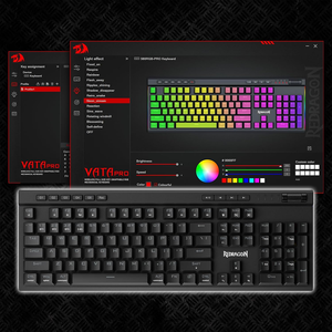 Redragon K580 Pro tri-chế độ RGB chơi game Bàn phím Hot-Swap ổ cắm chuyên dụng phương tiện truyền thông điều khiển tuyến tính chuyển đổi màu đỏ chơi Game bàn phím - Product Image 6