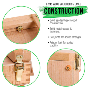 Grande Cavalletto da <span class=keywords><strong>Tavolo</strong></span> Regolabile in Legno con Cassetto Portatile <span class=keywords><strong>per</strong></span> <span class=keywords><strong>Disegno</strong></span> - Product Image 4