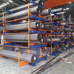 Étagère de stockage d'entrepôt en tôle pliable et réglable, anti-rouille, à cantilever, avec capacité de 3T/étagère pour le stockage de tuyaux et barres en acier - Product Image 3