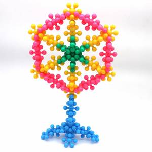 200 Pièces Blocs de Construction Jouets STEM pour Enfants Ensembles de Disques Éducatifs en Plastique Solide Emboîtables pour Garçons et Filles d'âge préscolaire de 3 ans et plus - Product Image 4
