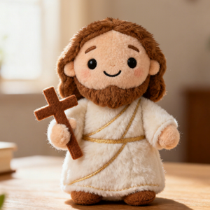 מותאם אישית קריקטורה <span class=keywords><strong>jesus</strong></span> plush צעצוע כיף קריקטורה קטיפה בובה חיה מלווה ריפוי בובה מתנה מפעל מכירות ישיר סיטונאות סיטונאות - Product Image 1