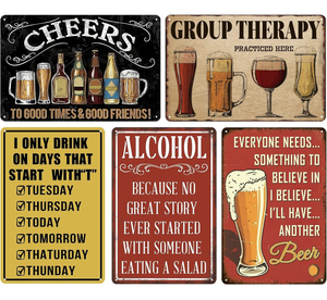 Letrero Metálico Personalizado de Estilo Vintage para Publicidad de Café, Cerveza o Garaje, Placa Decorativa de Metal para Pared - Product Image 3