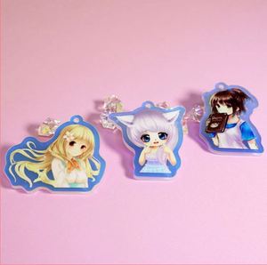 Custom Printing Acrylic Keychain Maker Clear Logo <b>Key</b> <b>Chains</b> for Gifts Zinc Alloy Transparent Uv Printing Acrylic Charms - Product Image 2