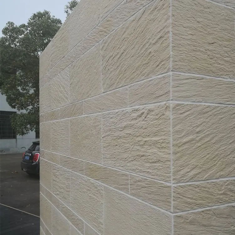 Thickness 2.5-3.5mm stone texture age artistic stone flexible exterior wall tile for villa