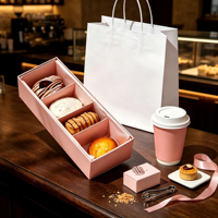 Caja de Regalo de Cartón Plegable Portátil de Moda, Impresa a Medida, Reciclable, Resistente a los Rayos UV, de Grado Alimenticio, con Asa y Cinta