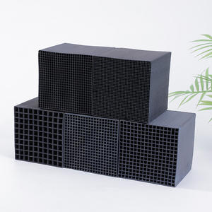 Charbon actif en nid d'abeille pour le traitement des gaz et de l'eau usagés, valeur d'iode 600, matériau anthracite, origine Jiangsu - Product Image 3