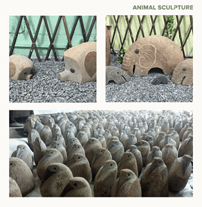 Estatua de Jardín Hecha a Mano con Diseño Moderno de Animales Tallados en Piedra Natural, <span class=keywords><strong>Precio</strong></span> de Fábrica, con Garantía de por Vida - Product Image 2