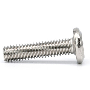 304 Stainless Steel M4 M5 M6 <b>Flat</b> Head Chamfered Hex Socket Furniture Connector Bolts <b>Screw</b> for Furniture Baby Bed Parts - Product Image 6