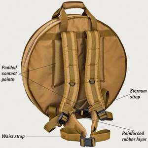 Estuche de Almacenamiento para Instrumentos con Muestra Gratuita, para Bolsas de Platillos de 20/24 Pulgadas, Estuche Impermeable para Transportar Gongs, Mochila con Ruedas para Pandereta - Product Image 6